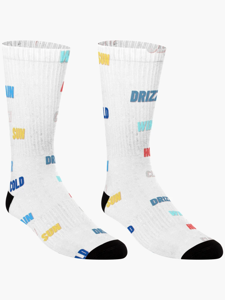 Thumbnail 3 of 5, Socks, Weather Sticker Set designed and sold by Cubezz.