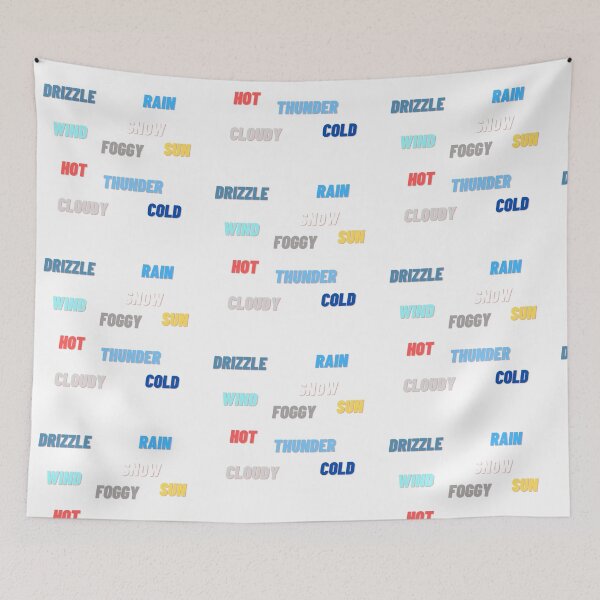 Item preview, Weather Sticker Set designed and sold by Cubezz.