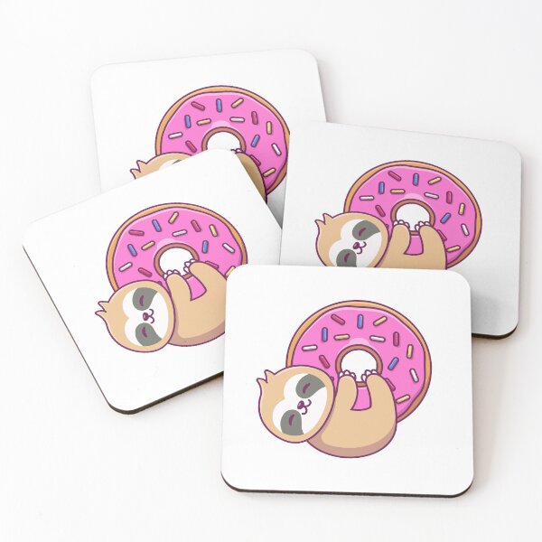 Item preview, Cute Sloth Hanging on Donut designed and sold by Digital-Galore.