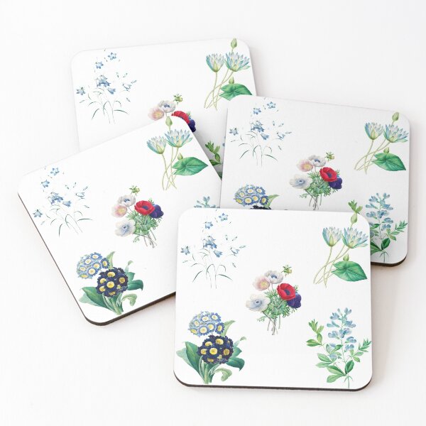 Item preview, Vintage Blue and Mixed Roses Sticker Pack designed and sold by DaphneKstudio .