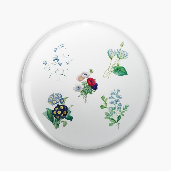 Item preview, Vintage Blue and Mixed Roses Sticker Pack designed and sold by DaphneKstudio .