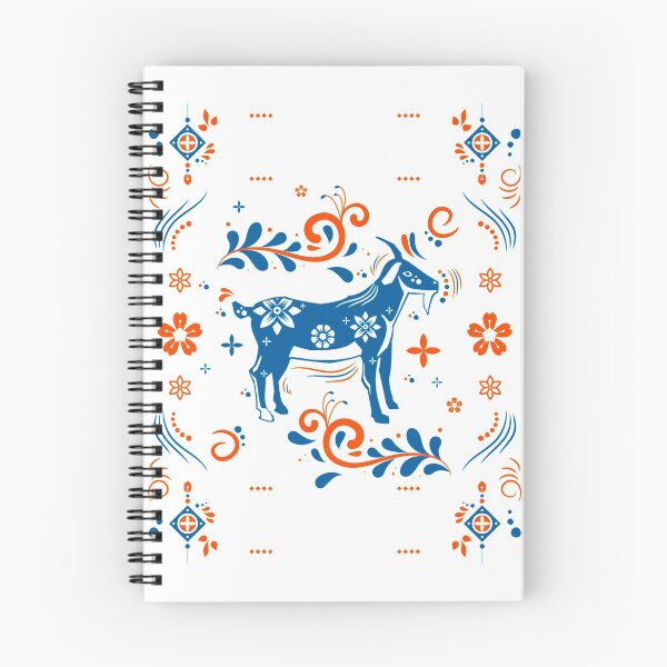 Item preview, Goat - Rosemaling Goat Scandinavian folk art design designed and sold by utopianpioneer.