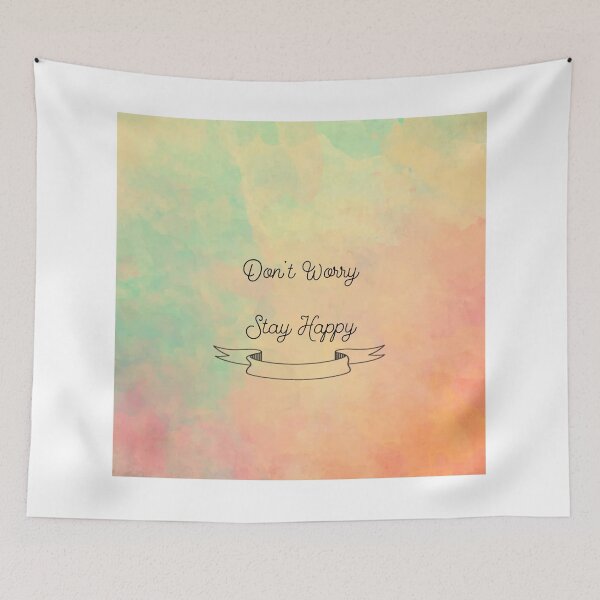 Item preview, Don't worry stay happy Logo with text designed and sold by VIVEK KUMAR RAI.