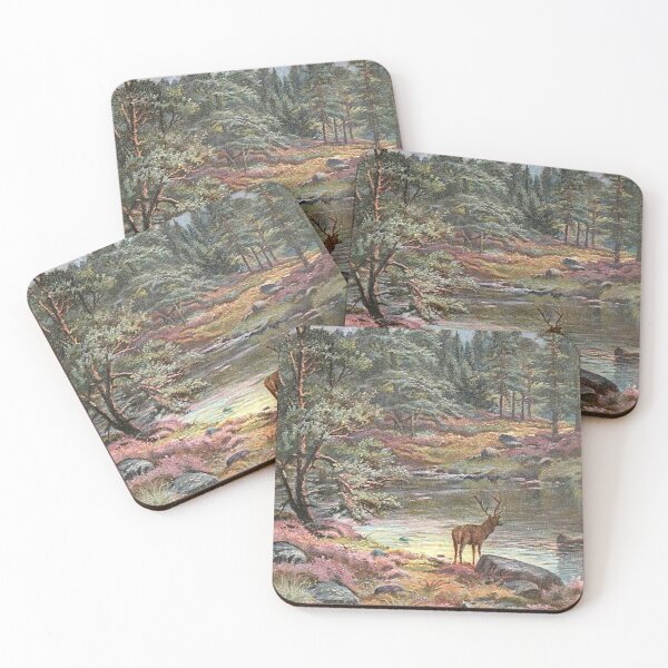 Item preview, Vintage Illustration of The River Dee (Near Braemar), Aberdeenshire designed and sold by yourscotland.