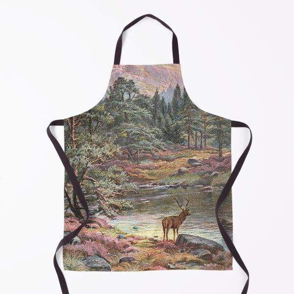 Item preview, Vintage Illustration of The River Dee (Near Braemar), Aberdeenshire designed and sold by yourscotland.