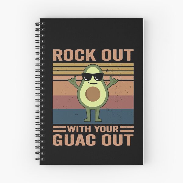 Item preview, Rock Out With Your Guac Out Avocado designed and sold by RaymondPurves.