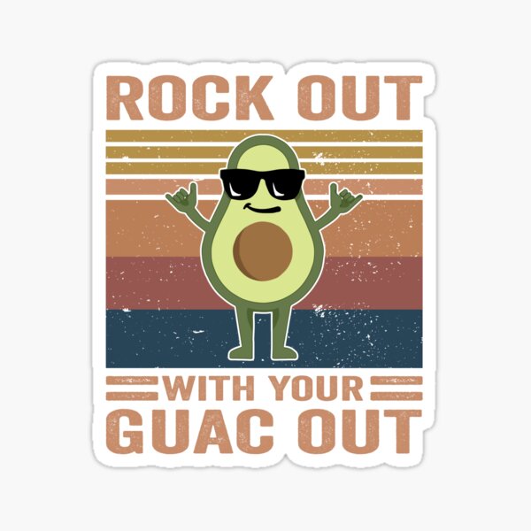 Knobby - Rock Out with your Guac Out! Limited edition avocado