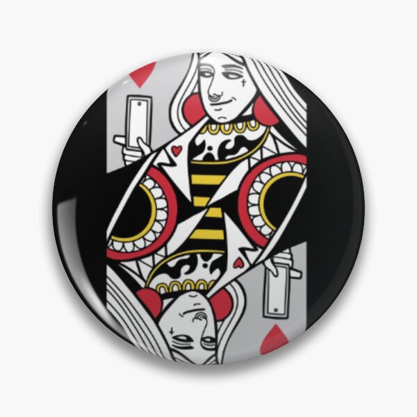 Item preview,  Poker Queen Of Hearts Playing Card Funny Casino Texas Hold Em designed and sold by larspat.