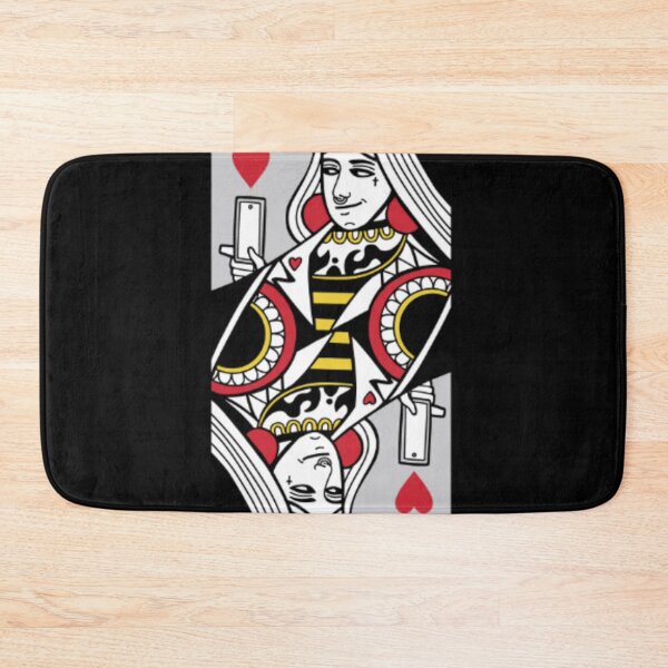 Item preview,  Poker Queen Of Hearts Playing Card Funny Casino Texas Hold Em designed and sold by larspat.