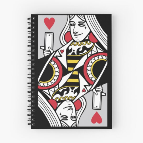Item preview,  Poker Queen Of Hearts Playing Card Funny Casino Texas Hold Em designed and sold by larspat.