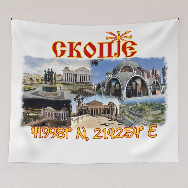 Item preview, Skoplje koordinate designed and sold by Srbi.