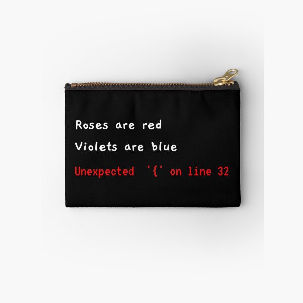 Item preview, Syntax error poem designed and sold by DevGoodies.