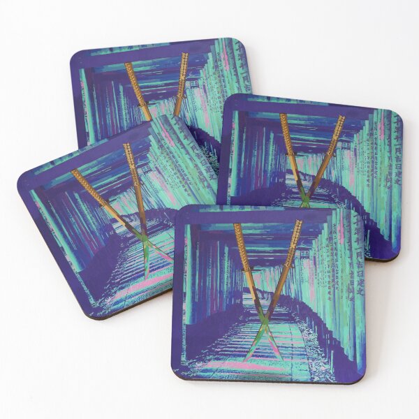 Item preview, Musashi Inspired Oil Painting in Neon and Purple  designed and sold by CheHojas.