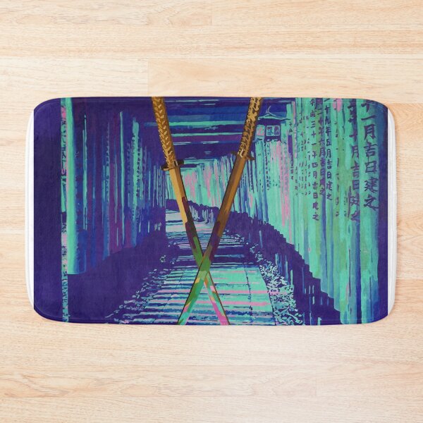 Item preview, Musashi Inspired Oil Painting in Neon and Purple  designed and sold by CheHojas.