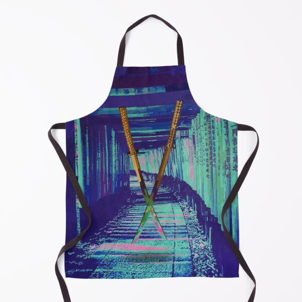 Item preview, Musashi Inspired Oil Painting in Neon and Purple designed and sold by CheHojas.