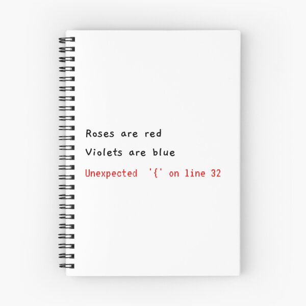 Item preview, Syntax error poem designed and sold by DevGoodies.