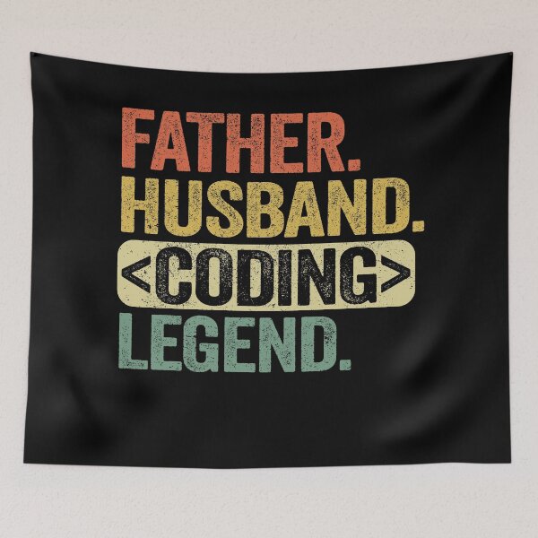 Item preview, Father Husband Coding Legend Father's Day Gift Web Developer Programmer designed and sold by Stronzi.