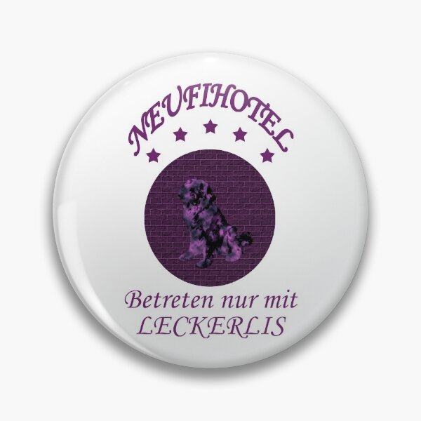 Item preview, Newfoundland dog purple Neufihotel treats designed and sold by Moonyflower.