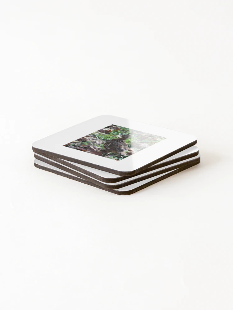 Thumbnail 4 of 5, Coasters (Set of 4), Native Ruffed Grouse designed and sold by chstudios.