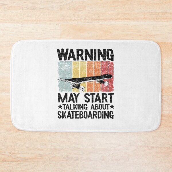 Item preview, Warning May Start Taking About Skateboarding Funny Skateboard designed and sold by Stronzi.