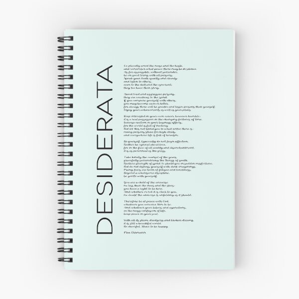 Item preview, Desiderata Inspiratonal Poem by Max Ehrmann designed and sold by EKartPrints.