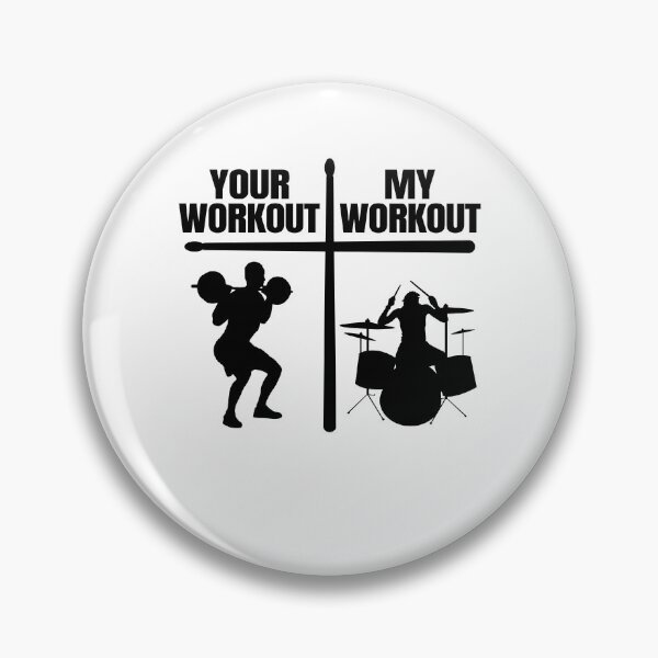 Item preview, Funny Drummer Gift Drums Your Workout My Workout designed and sold by Stronzi.