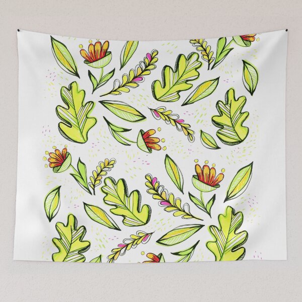 Item preview, Jungle illustration pattern designed and sold by tessakatecreate.