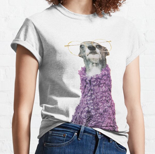 Love It Couldnt Wear It Tika the Iggy Sticker with Glasses Classic T-Shirt