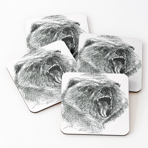 Item preview, Fierce Bear designed and sold by jnoviselkins.