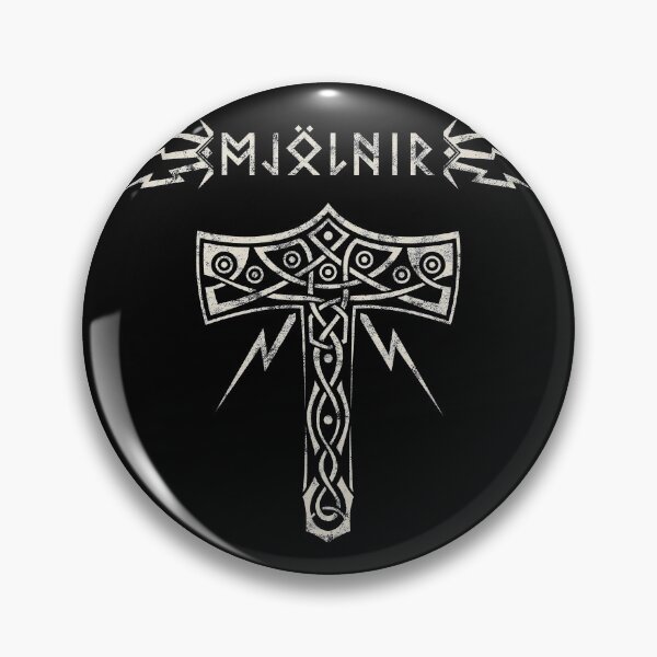 Item preview, Distressed Mjolnir Thors hammer  designed and sold by ProfCatPardus.