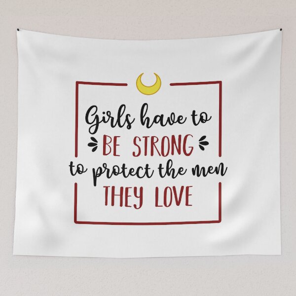 Item preview, Girls Have To Be Strong To Protect The Men They Love (Colors) designed and sold by FilipeFerreira.