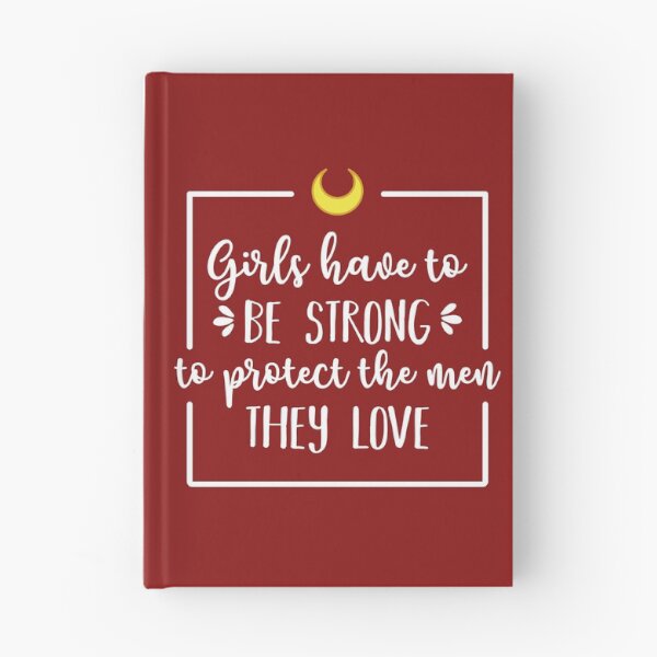 Item preview, Girls Have To Be Strong To Protect The Men They Love (Dark Red BG) designed and sold by FilipeFerreira.