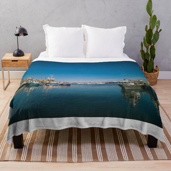 Item preview, Small boats in Scarborough harbour designed and sold by MichaelBShannon.
