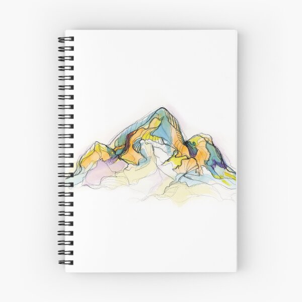 Item preview, Oquirrh Mountain watercolor painting designed and sold by tessakatecreate.