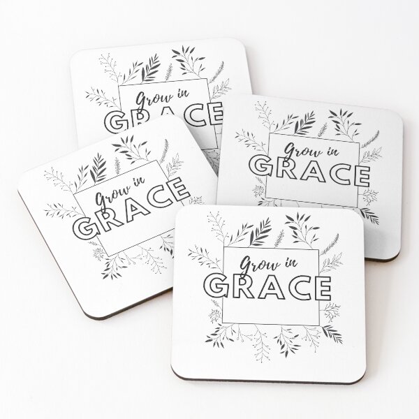 Item preview, Grow in Grace flower boarder design designed and sold by FayNdesigns.