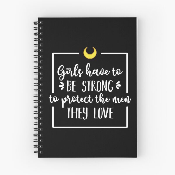 Item preview, Girls Have To Be Strong To Protect The Men They Love (Black BG) designed and sold by FilipeFerreira.