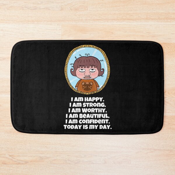 Item preview, I am happy. I am strong. I am worthy. I am confident. I am beautiful. Today is my day. designed and sold by Ms-Wgaf.