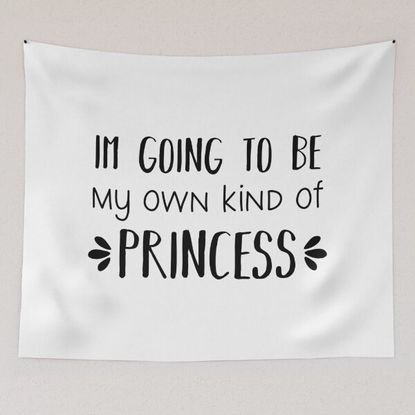 Item preview, I'm Going To Be My Own Kind Of Princess (Black) designed and sold by FilipeFerreira.
