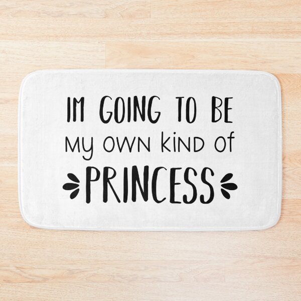 Item preview, I'm Going To Be My Own Kind Of Princess (Black) designed and sold by FilipeFerreira.