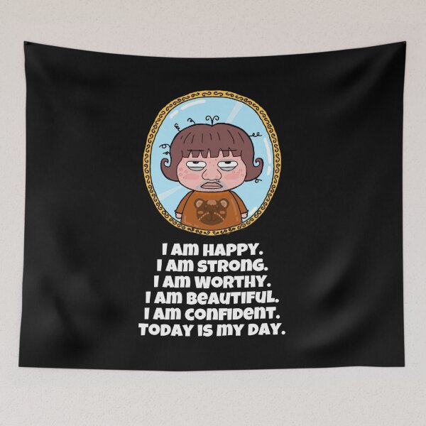 Item preview, I am happy. I am strong. I am worthy. I am confident. I am beautiful. Today is my day. designed and sold by Ms-Wgaf.