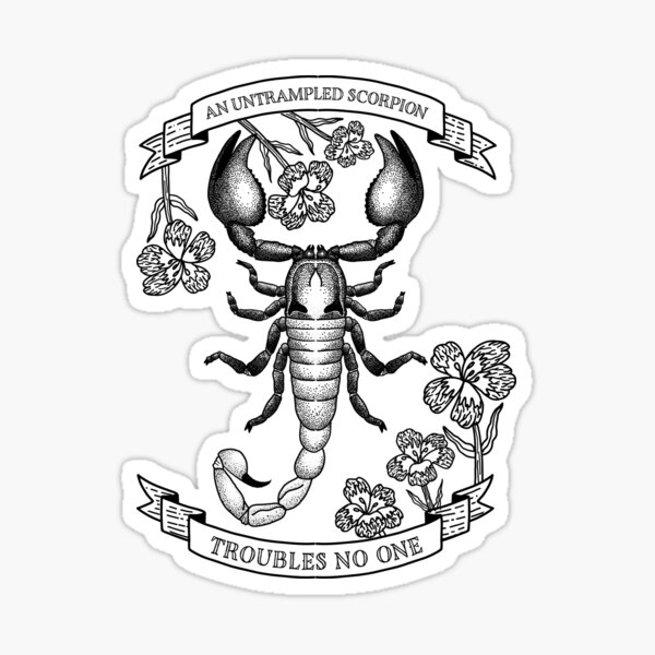 Artikel-Vorschau von Sternzeichen Tattoo Serie - Skorpion, designt und verkauft von audrimack.