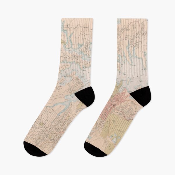 Item preview, Old Sydney Australia Map (1890) Vintage New South Wales Capital City Atlas designed and sold by BravuraMedia.