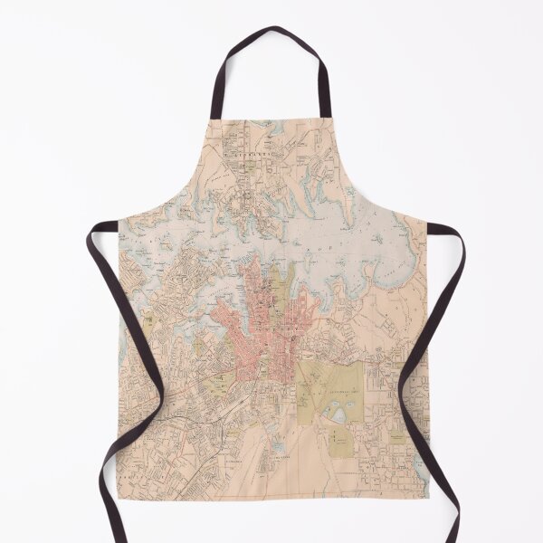 Item preview, Old Sydney Australia Map (1890) Vintage New South Wales Capital City Atlas designed and sold by BravuraMedia.