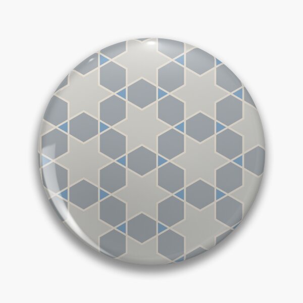 Item preview, Linear, hexagon, star, boxes, diamond, 3D, modern, pattern Print for Modern minimalist, Scandinavian, rustic, Room Decoration, gray, Blue designed and sold by BONBcreative.