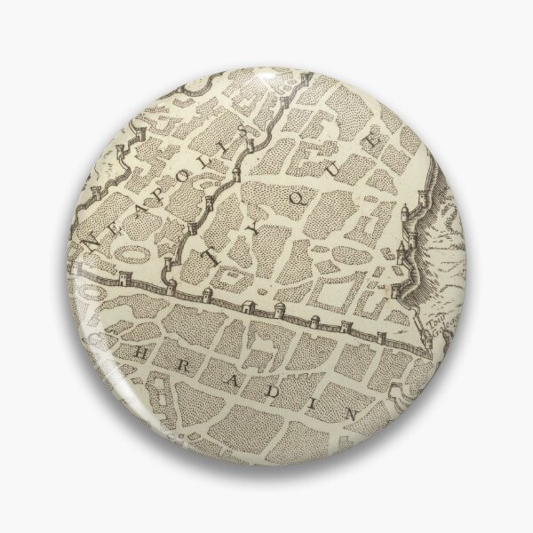 Item preview, Old Syracuse Italy Map (1750) Vintage Sircusa Sicily Atlas designed and sold by BravuraMedia.