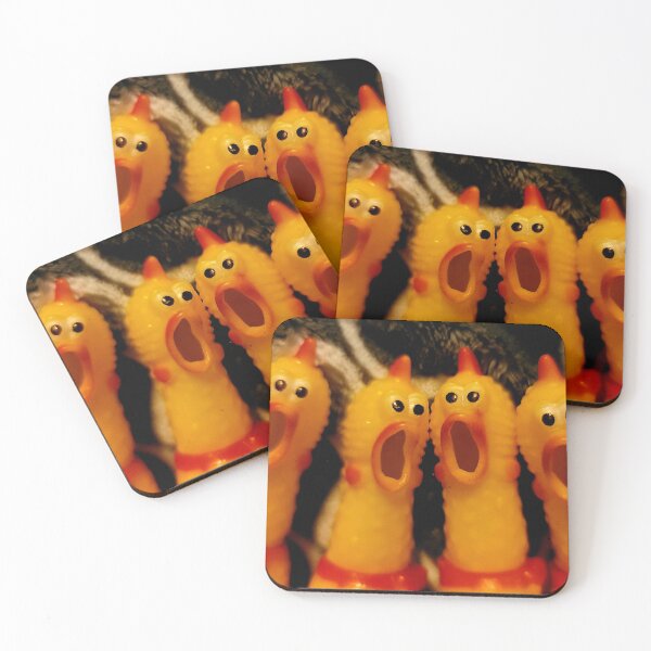 Item preview, Screaming chicken designed and sold by QuiltyasCharged.