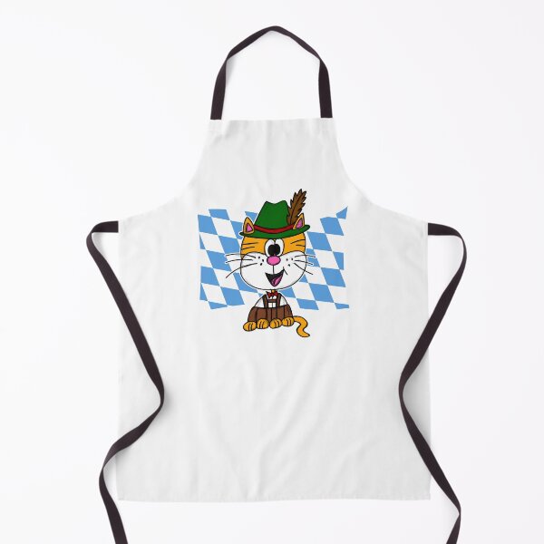 Item preview, Bavarian Flag Cat Tyrolean Hat Lederhosen Germany Funny designed and sold by doodlerob.