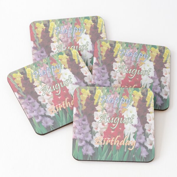 Item preview, Happy Birthday - August Birth Flower Greeting Card designed and sold by leafytrailshop.