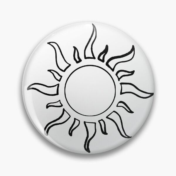 Item preview, Simple Sun Design in Black and White designed and sold by Ellora  Roy.