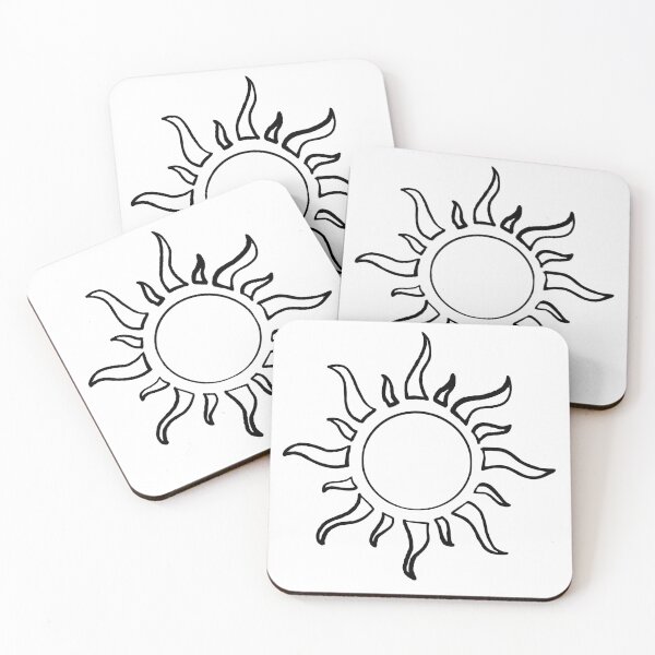 Item preview, Simple Sun Design in Black and White designed and sold by Ellora  Roy.